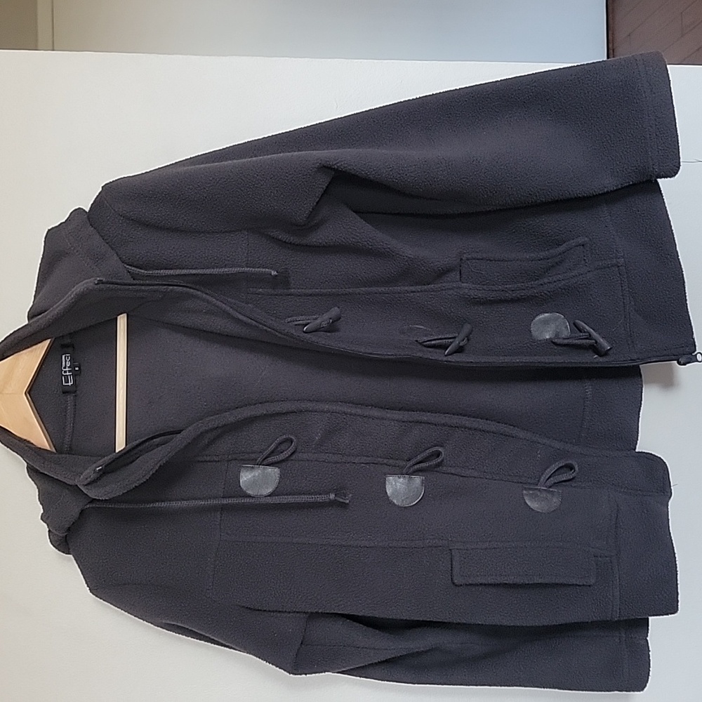 Creazioni Effect Hooded Coat Women's Size Small Grey